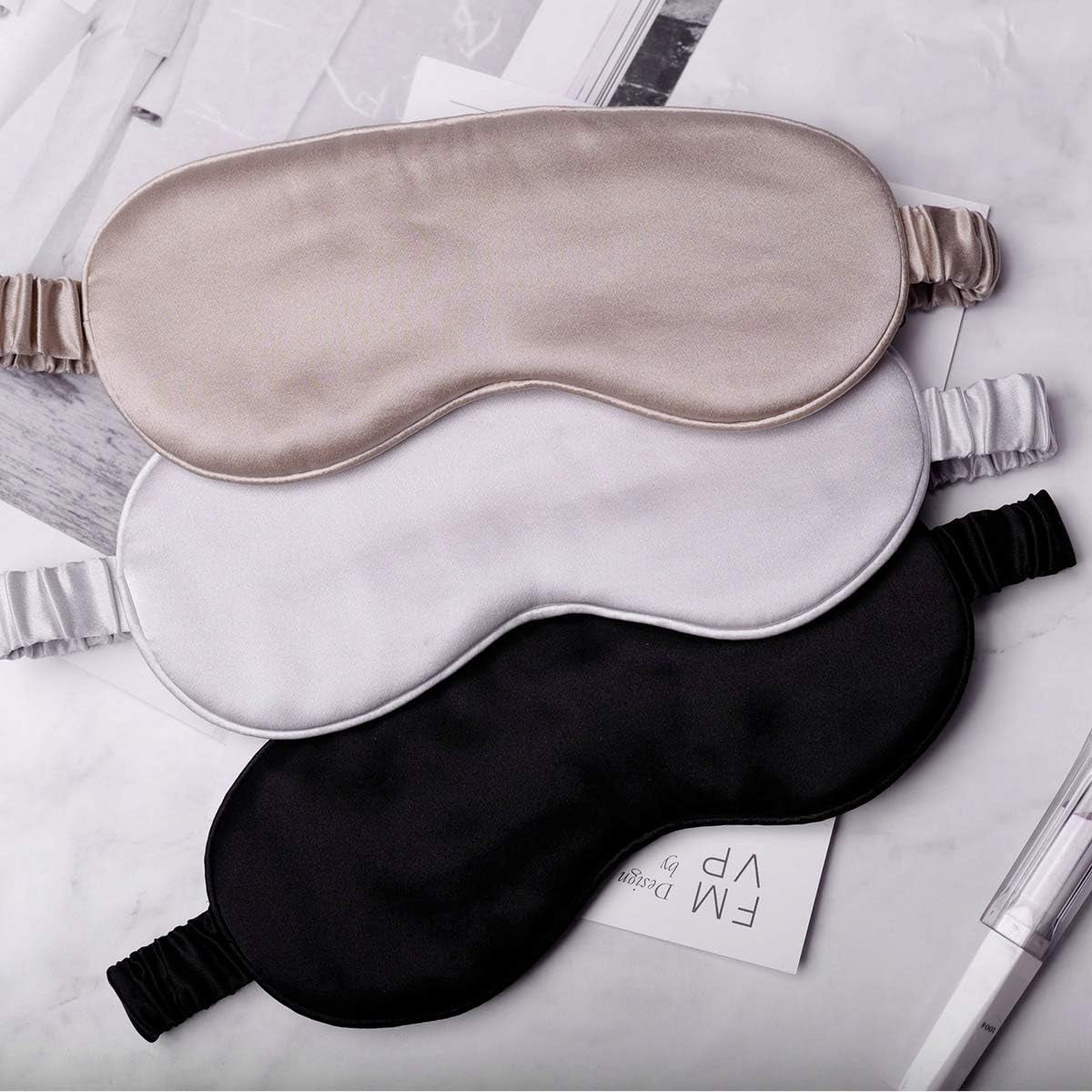 The Luxury Silk Sleep Mask: Anti-Aging Comfort, 19MM Mulberry Silk.