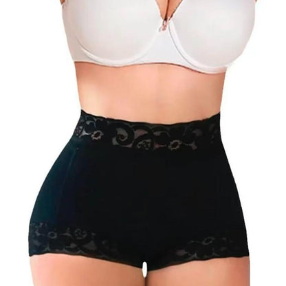 Women'S Plain Contrast Lace High Waist Shapewear Panty, High Stretch Tummy Control Butt Fit Lifting Shaper, Women'S Shapewear Bottoms for Everyday Daily Wear,Absorption and Thigh Lift Shaping Underwear