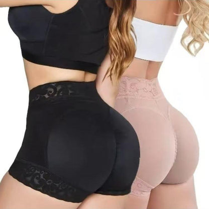 Women'S Plain Contrast Lace High Waist Shapewear Panty, High Stretch Tummy Control Butt Fit Lifting Shaper, Women'S Shapewear Bottoms for Everyday Daily Wear,Absorption and Thigh Lift Shaping Underwear