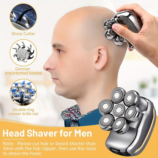 Men's 6-in-1 Head Shaver