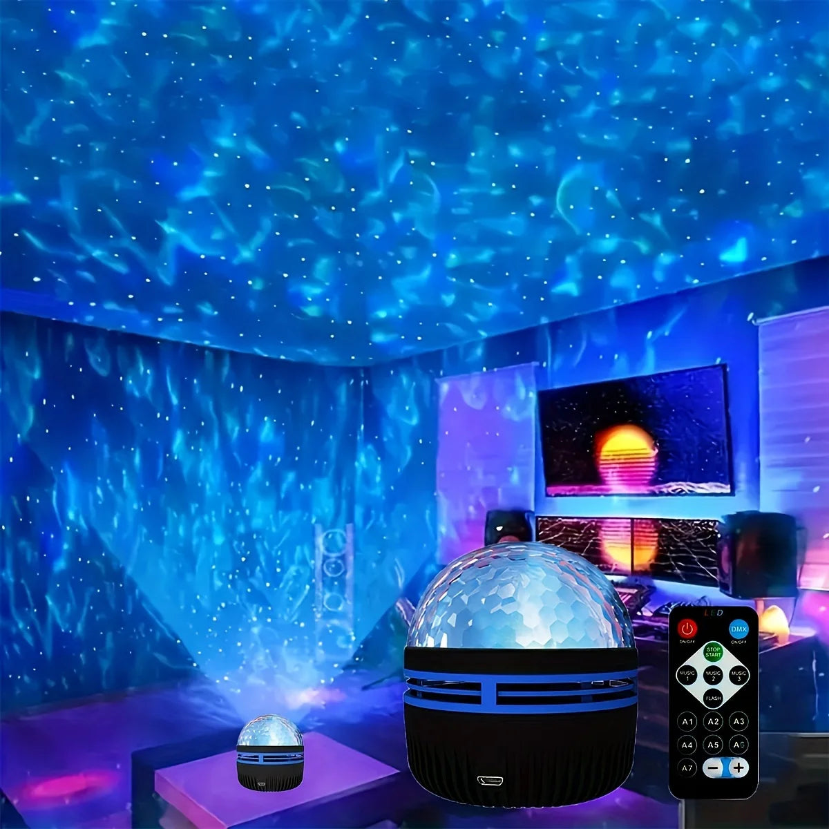 Galaxy Ocean Wave Projector