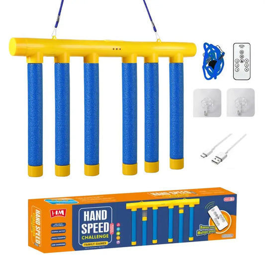 Challenge Falling Sticks Game: Reaction Training Toy for Kids.
