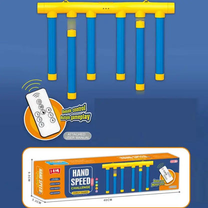 Challenge Falling Sticks Game: Reaction Training Toy for Kids.