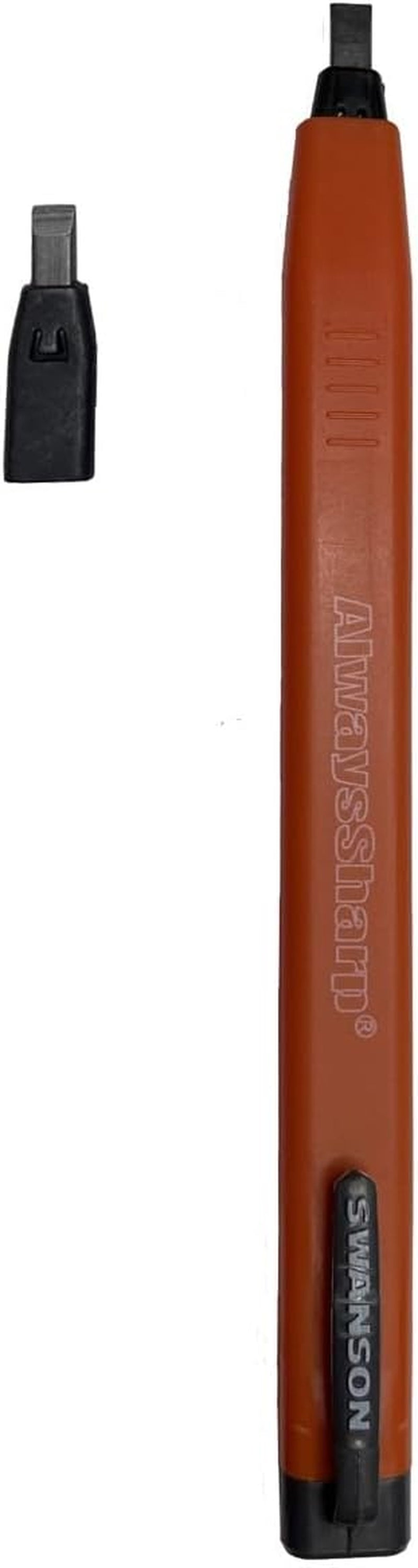 Mechanical Carpenter Pencil, Alwayssharp, 2-Pack, 8 Graphite Tips.