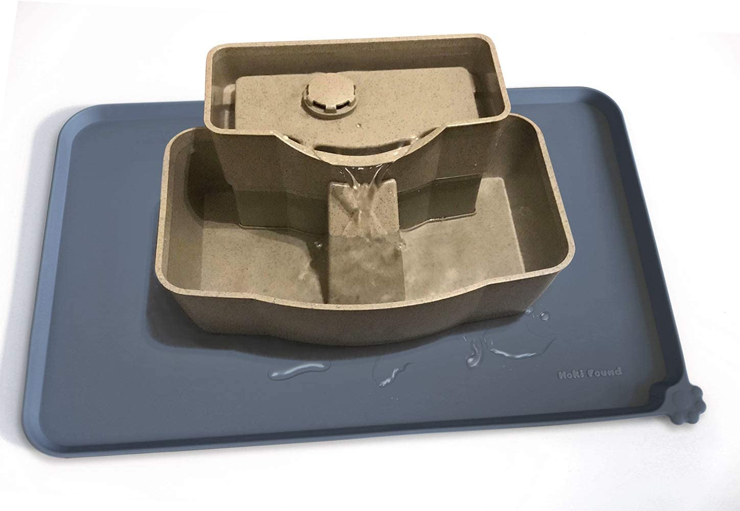 Waterproof Pet Feeding Mats with High Lips - Multiple Size and Colors for Dogs, Cats 