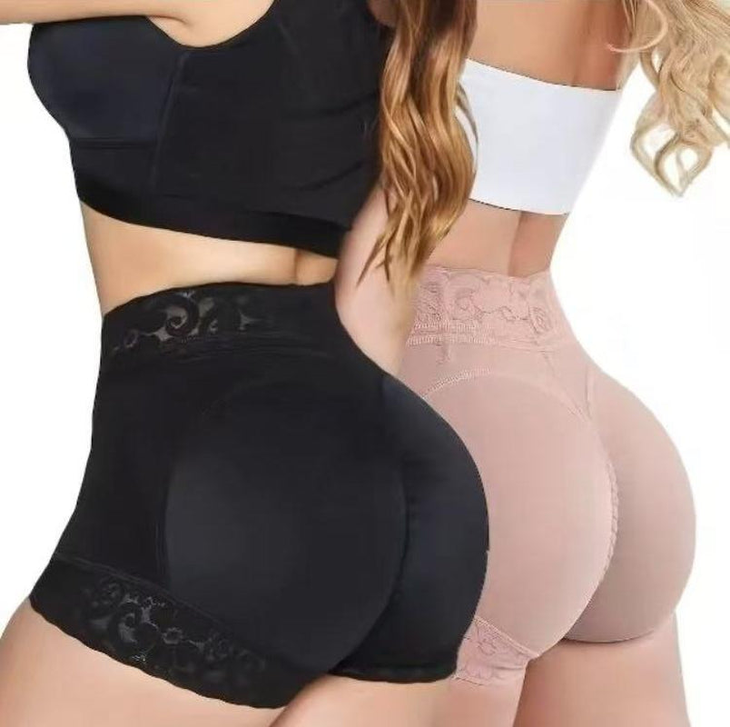 Women'S Plain Contrast Lace High Waist Shapewear Panty, High Stretch Tummy Control Butt Fit Lifting Shaper, Women'S Shapewear Bottoms for Everyday Daily Wear,Absorption and Thigh Lift Shaping Underwear