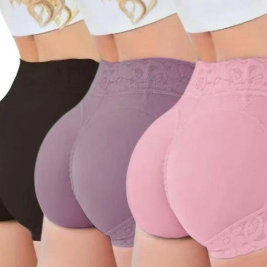 Women'S Plain Contrast Lace High Waist Shapewear Panty, High Stretch Tummy Control Butt Fit Lifting Shaper, Women'S Shapewear Bottoms for Everyday Daily Wear,Absorption and Thigh Lift Shaping Underwear