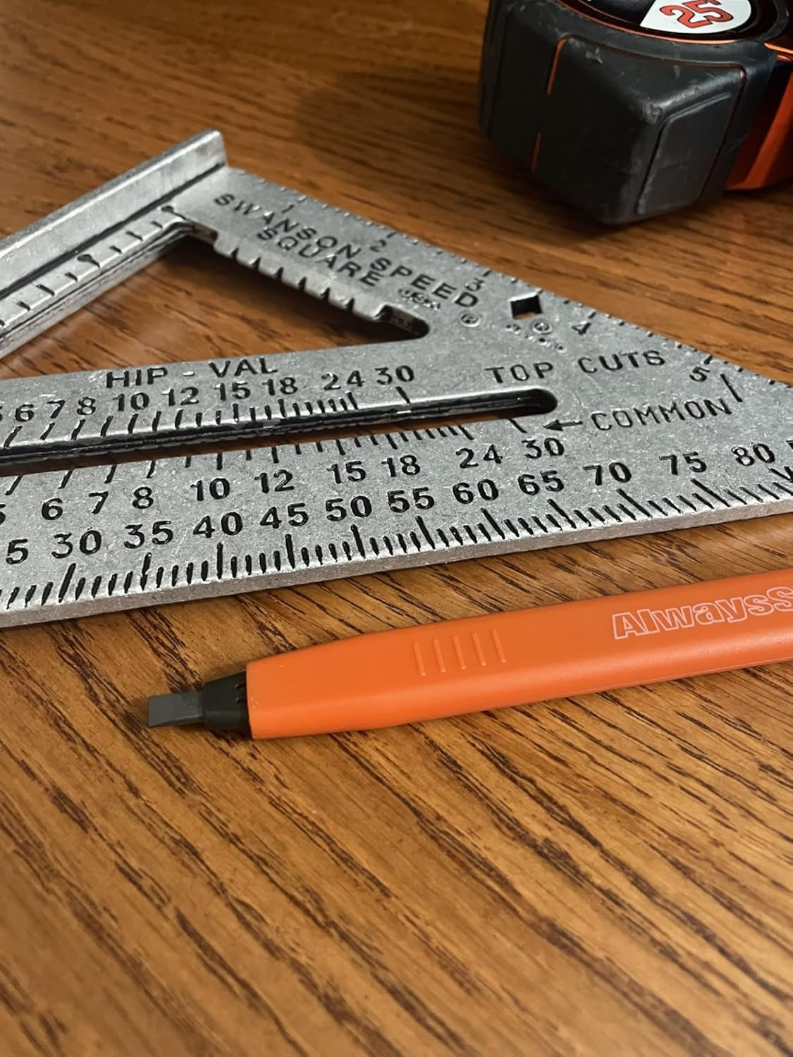 Mechanical Carpenter Pencil, Alwayssharp, 2-Pack, 8 Graphite Tips.